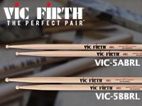 VIC FIRTH より世界的定番5A、5Bのバレルチップ発売