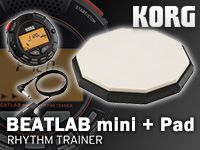KORG新感覚メトロノーム「BEATLAB mini」に練習パッド付属セットが数量限定で新登場！
