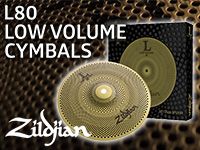 ZILDJIANのLow Volumeシンバル、単品販売開始！