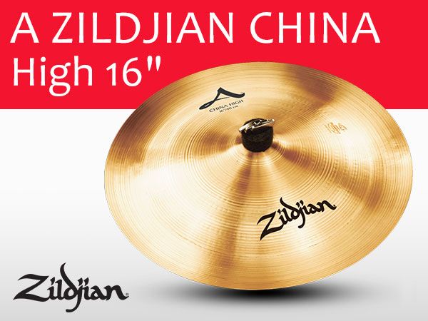 ZILDJIANシンバル、A ZILDJIAN CHINA High 16"が限定特価で販売中!