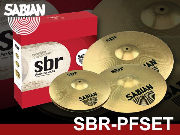 SABIAN/SBRシリーズシンバルセット、SBR-PFSETが限定特価で販売中。