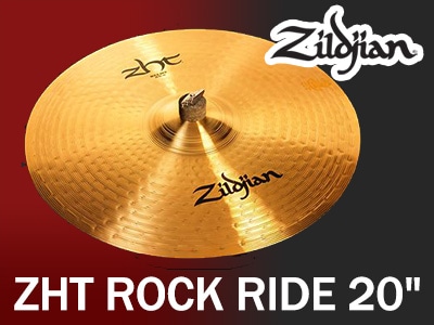 ライドシンバルZILDJIAN/ZHT ROCK RIDE 20"が激安アウトレット特価！