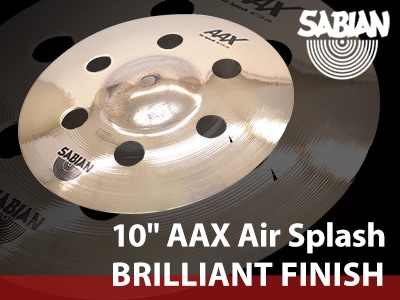 SABIAN / 10" AAX Air Splash BRILLIANT FINISH限定特価！