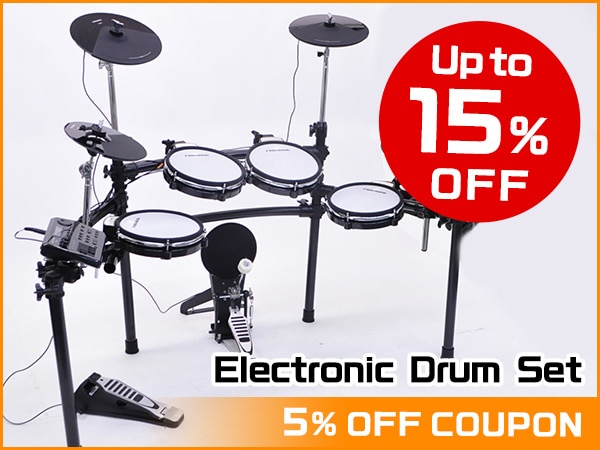 Up to a 15% reduction in price! Electronic drum set 5% OFF coupon!