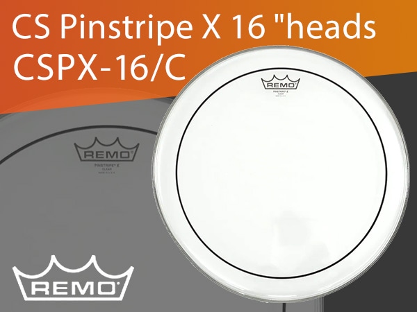 REMO / CSピンストライプX 16"ヘッドを数量限定にて特価販売！！
