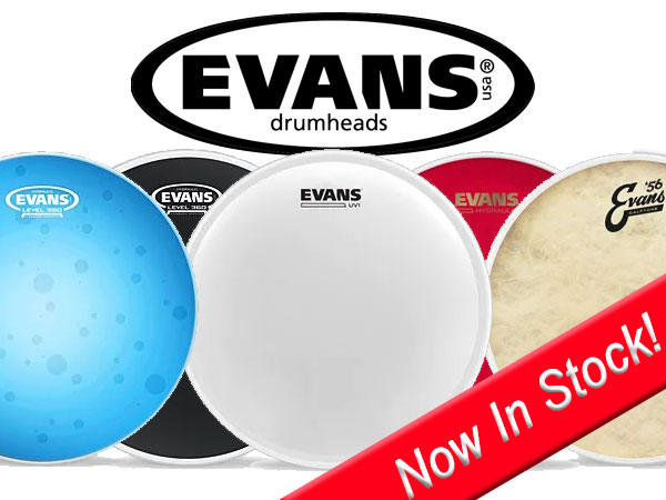 EVANSドラムヘッド多数入荷！