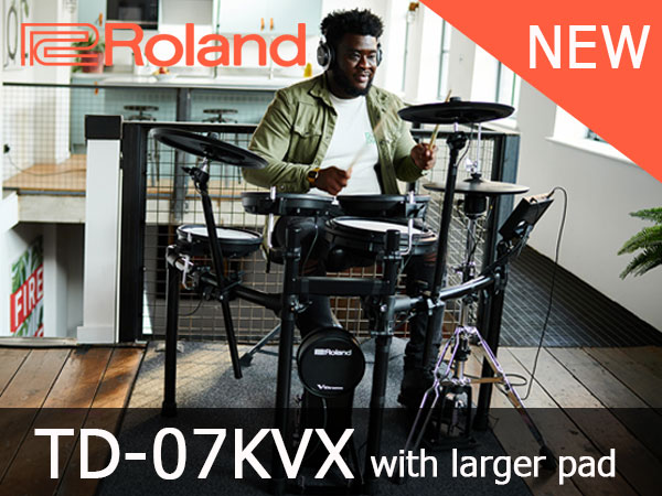 Top model "TD-07KVX" in TD-07 series with larger pad size is now available !!