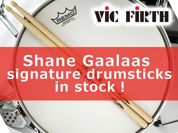 Shane Gaalaas signature drumsticks in stock！