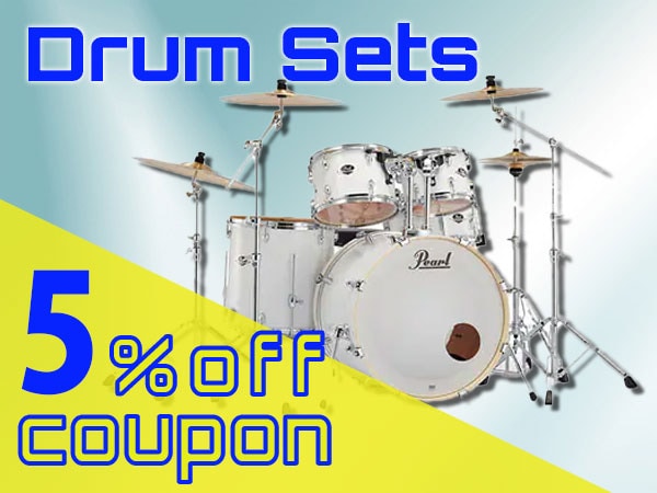 Drum Sets / Electronic Drums 5% OFF Coupon!