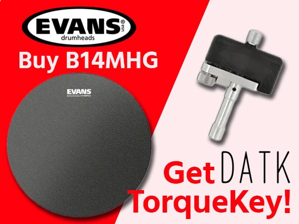 [Campaign] Buy EVANS Drumhead B14MHG and get a Torque Key!