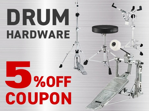ドラムハードウェア5％OFFクーポン！
