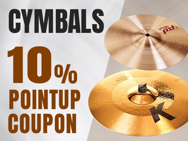 シンバル 10％ポイントUPクーポン！