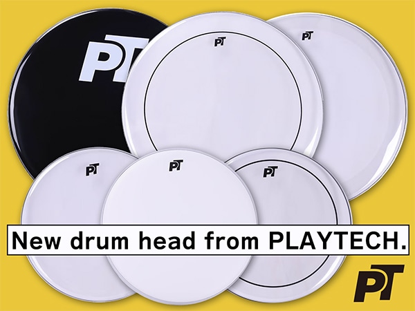 New drum head from PLAYTECH.