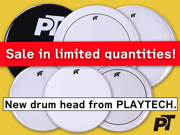 PLAYTECH drumheads are on sale in limited quantities!