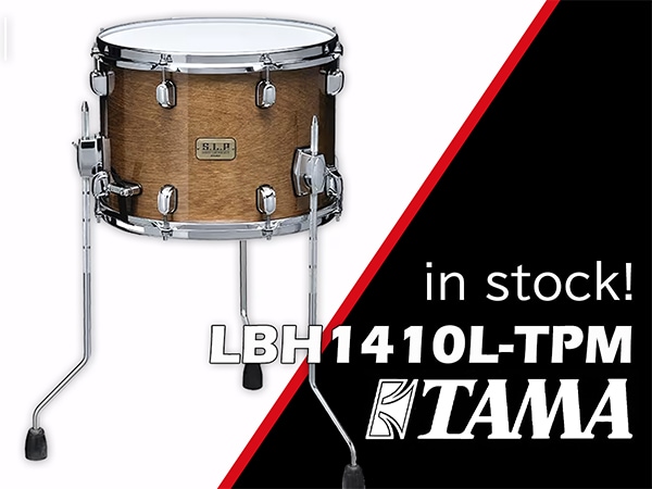 TAMA's deep-body snare “LBH1410LP-TPM” is in stock!