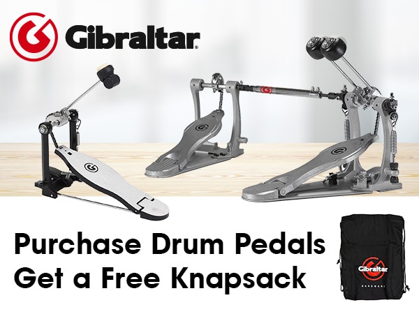 [Limited Offer] Get a Free Original Gibraltar Knapsack with the Purchase of a Gibraltar Drum Pedal!