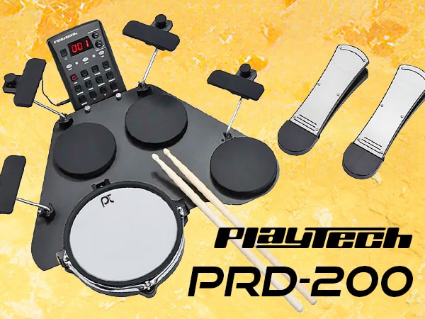 PLAYTECHより卓上電子ドラムPRD-200新登場