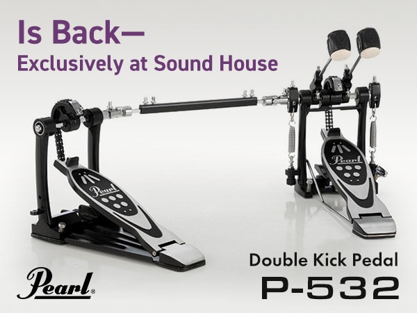 The Pearl P-532 Double Kick Pedal is Back—Exclusively at Sound House!