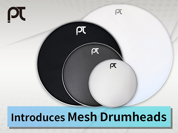 PLAYTECH Introduces Mesh Drumheads with Superior Sound Damping