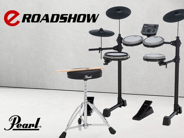 PEARLより入門用におすすめのコンパクトな電子ドラム「eRoadshow」が発売！