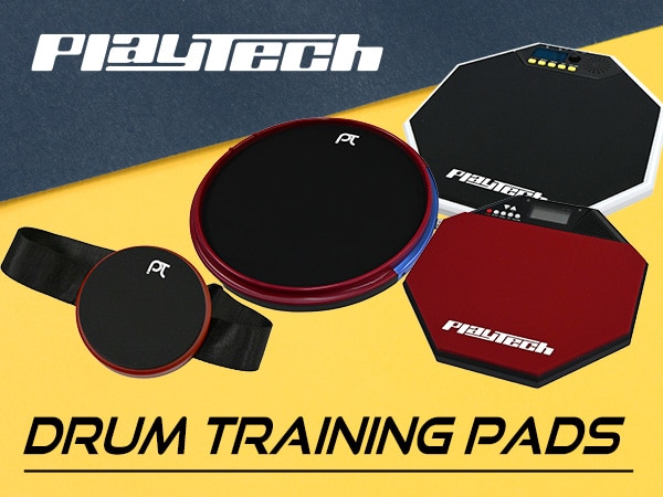 PLAYTECH Releases Four Drum Training Pads for a Wide Range of Practice Styles