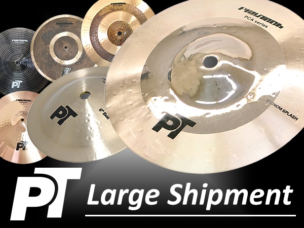 A Large Shipment of PLAYTECH Cymbals Has Arrived!