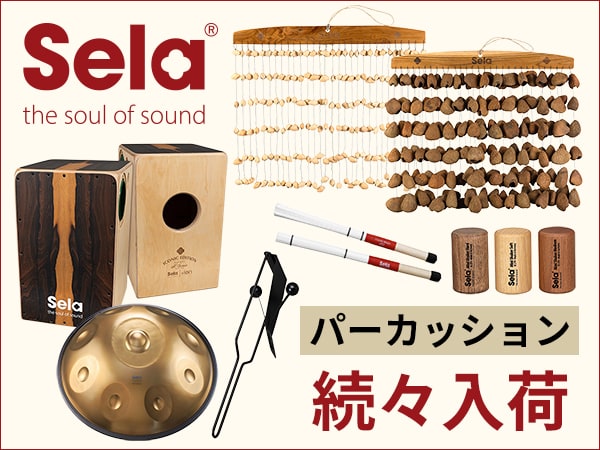 SELA CAJONパーカッションが続々入荷！