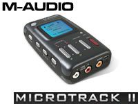 人気のハンディレコーダー「MicroTrack」が新機能搭載でブラッシュアップ ! M-AUDIO/MicroTrackIIの登場です !