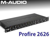 M-AUDIOから多彩な入出力を誇るインターフェイスProfire 2626発売開始