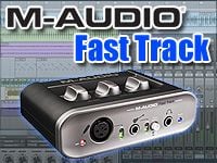 ProTools M-Powered Essential付属のオーディオインターフェイス M-Audio「Fast
Track」発売！
