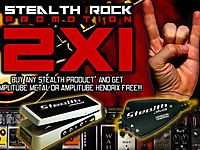 StealthRock 「ロック・アンプ&エフェクト倍増計画」キャンペーン !