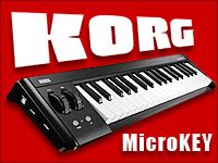 USB-MIDIキーボード KORG「MicroKEY」発売！