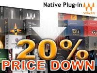 WAVES Nativeプラグイン 20% OFFキャンペーン中！