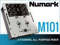 シンプルな2ch DJミキサーNUMARK 「M101」発売！