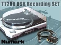 アナログレコードを簡単にデジタルで取り込めるセットNUMARK「TT200 USB Recording SET」発売！