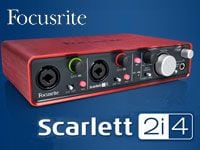 Focusriteの人気機種Scarlett 2i2の兄弟機 「Scarlett 2i4」発表！