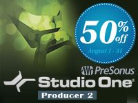 PreSonus「Studio One Producer 2」 50% OFF 特価キャンペーン！