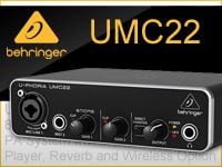 BEHRINGERの最新オーディオインターフェイス「UMC22」入荷！