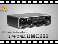 動画「BEHRINGER USB接続オーディオインターフェイス UMC202」をアップしました。