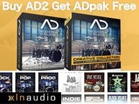 Addictive Drums 2「Buy AD2 Get ADpak Free」キャンペーン!