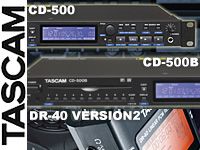 TASCAM「CD-500」「DR-40」の最新ファームウェア公開！