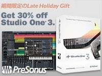 PreSonus「Studio One 3」期間限定特価キャンペーン！