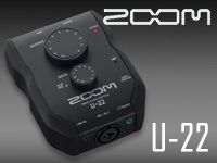 ZOOMよりモバイルオーディオインターフェイス「U-22」発売！