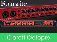 Focusriteからマイクプリアンプ「Clarett Octopre」が新登場！
