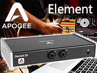 ApogeeよりThunderboltオーディオインターフェイス「Element」が登場！