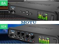 MOTUよりオーディオインターフェイス「624」「8A」が新登場！