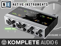 オーディオインターフェイスKOMPLETE AUDIO 6限定特価！