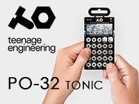 ドラムマシンTEENAGE ENGINEERING「PO-32 TONIC」発売！