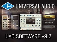 UNIVERSAL AUDIO「UADソフトウェアV9.2」リリース！