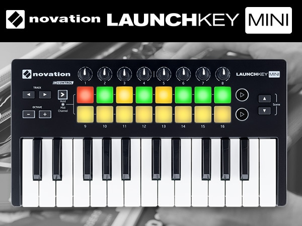 NOVATIONコンパクトMIDIキーボードLaunchkey Mini MKII入荷！